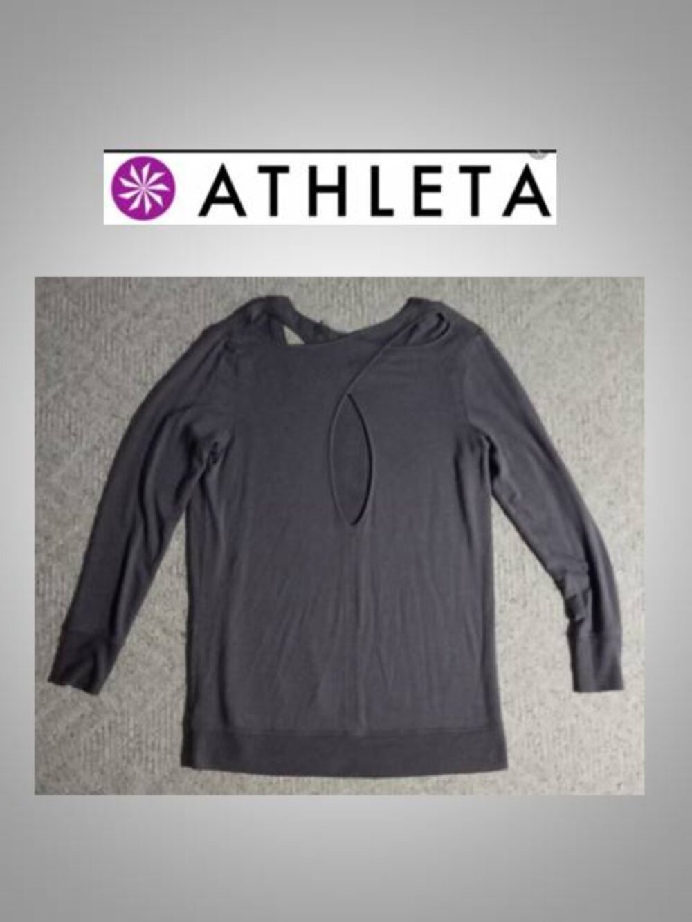 Athleta women's long sweater size medium